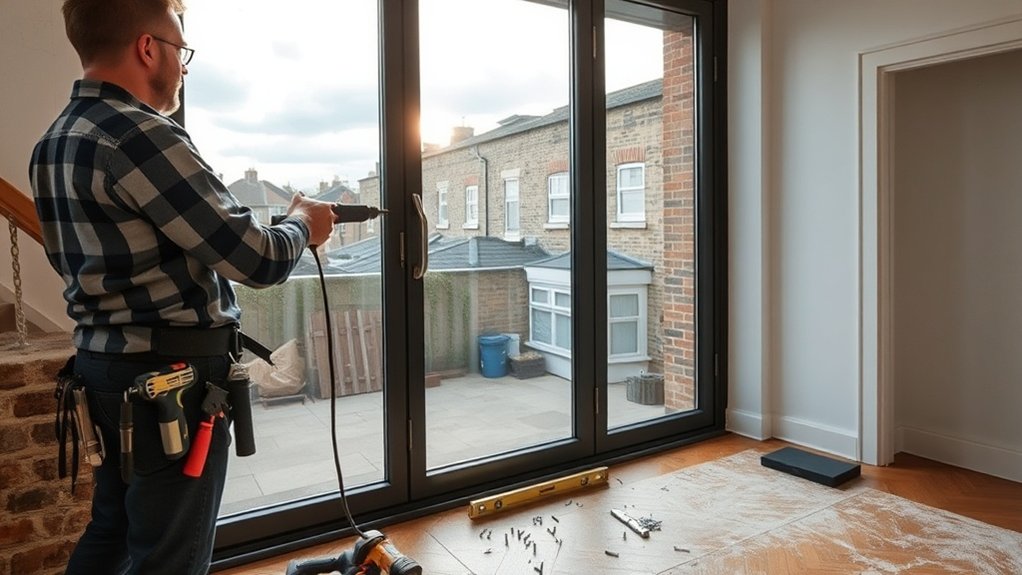 Aluminium Door Installation Clapton