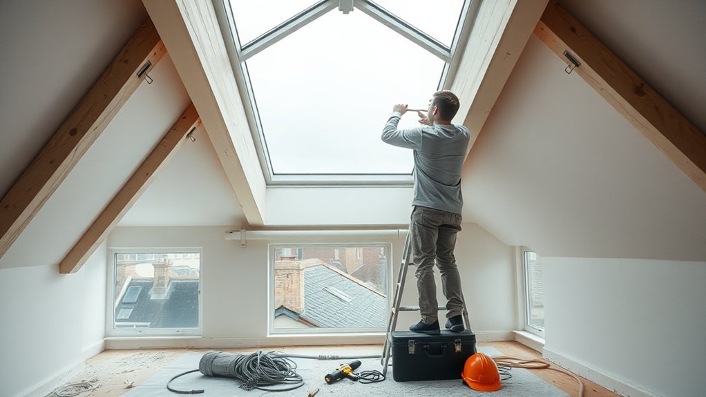 Electric Skylight Installation Clapton